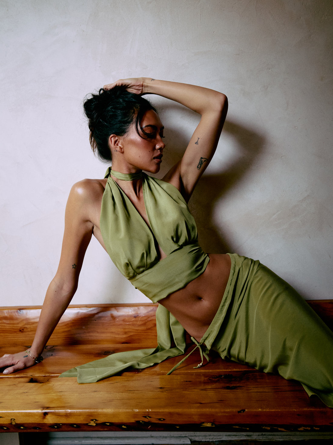 Margot Skirt - Pistachio
